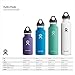 Hydro Flask 24 oz Vacuum Insulated Stainless Steel Water Bottle, Standard Mouth w/Loop Cap, Pacific