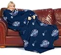 Utah Jazz Adult Comfy Throw Blanket with Sleeves