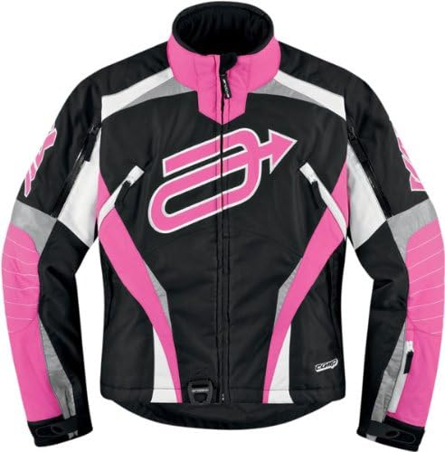 Arctiva Women's Comp 7 Snowmobile Jacket - Black/Pink, X-Small