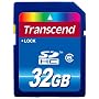 Transcend 32 GB SDHC Class 6 Flash Memory Card TS32GSDHC6