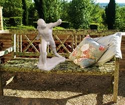 Classic greek Gladiator statue replica marble sculpture