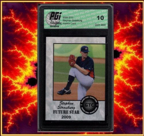 Stephen Strasburg 2009 GTC Washington Nationals Rookie Card PGI 10
