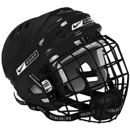 Nike Bauer 1500 Hockey Helmet with Mask - Medium/Black