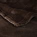 Bedsure GentleSoft Fleece Blanket Twin Size Brown - 300GSM Lightweight Plush Fuzzy Cozy Soft Warm Blanket for Bed, Sofa, Couch, Travel, Camping, 60x80 inches