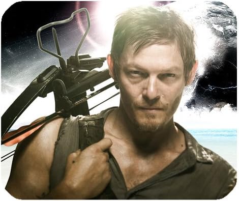 Custom Daryl Dixon the Walking Dead Rectangle Mousepad