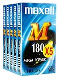 Review Maxell M180 5PK / Maxell E180 5PK Blank Tapes