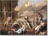 Nicholas Poussin Mythology Custom Tile Mural 24 | 24x32 using (12) 8x8 tiles
