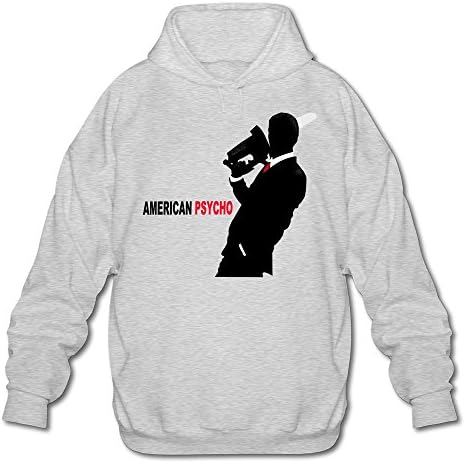 Men's American Psycho Hoodie Ash [Apparel]