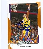 Lamar Odom Autographed/Hand Signed Basketball Card (Los Angeles Lakers) 2008 Upper Deck MVP #74
