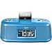 Blue Dual Alarm Clock With Bed Shaker For iPod