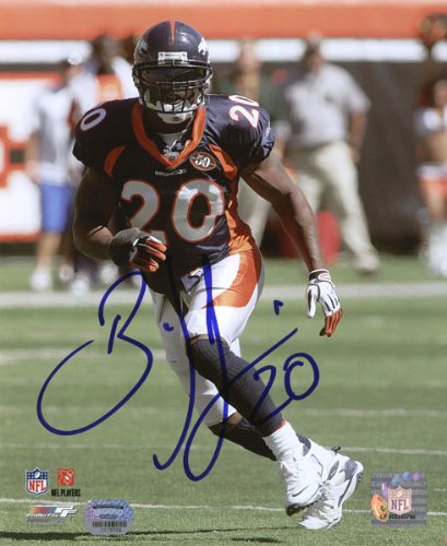 Brian Dawkins Denver Broncos - In Stride - Autographed 8x10 Photograph