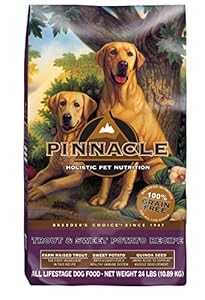 Pinnacle Grain Free Trout and Sweet Potato Formula Dog Food, 24 lb.