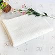 [Ivory] 100% Cotton Thermal Cellular Throw Blanket (51.2 by 70.9 inches)