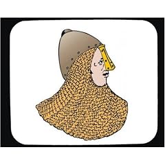 Mauspad mit der Grafik: Warrior, Kleidung, Europa, Mittelalter, Deutschland, "Kopfschmuck", K�nig, Soldat