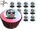 12 x Danny Glover 38mm (1.5 Inch) PRE-CUT Cake Toppers Edible Rice Paper Cupcake Decoration 14