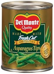 Del Monte Specialty Veggies, Asparagus Tips, 8.5-Ounce Cans (Pack of 12)