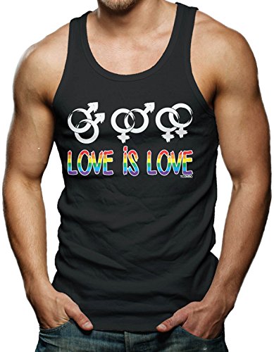 Love Is Love - Symbol Logo Pride Men's Tank Top T-shirt