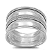 Sterling Silver Women's Bali Rope Ring Wide 925 Fashion Band Sizes 5-12