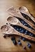 Talisman Designs Laser Etched Beechwood Mixing Spoon | Whimsical Nature Design | Wood, Kitchen Tool | Decorative Wooden Utensils