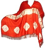 Handcrafted Tie & Dye Stole Womens Casual Evening Dress From India (Free Shipping, No Minimum Purchase)