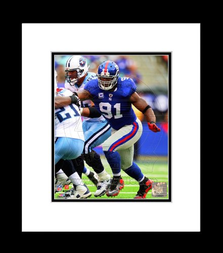 New York Giants Justin Tuck Framed 8x10 Picture