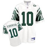 Reebok New York Jets Chad Pennington Replica White Jersey