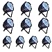 Eyourlife 10pcs 54x3W LED PAR Lights RGBW PAR64 DMX512 Stage Party Show