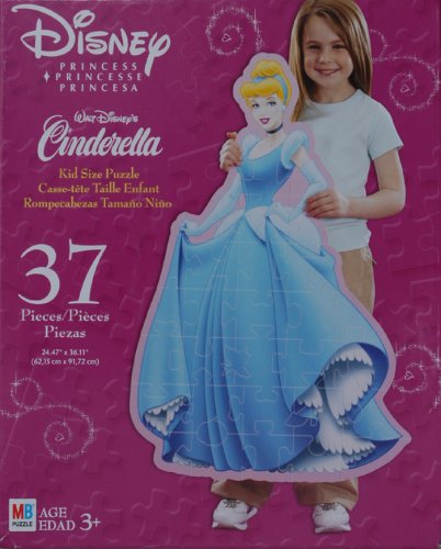 51HhH11qI%2BL Disney Cinderella Kid Size 37 Piece Puzzle