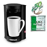 Cuisinart ® Commercial 1-cup Coffeemaker - Black (includes 50 World Blend Decaf Pods)
