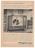 1961 Magnavox Videomatic 24 TV Television Print Ad