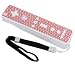 Controller Sticker w/ Wrist Strap for Nintendo Wii, Red Honeycomb