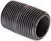 GF Piping Systems PVC Pipe Fitting, Close Nipple, Schedule 80, Gray, 1-1/2