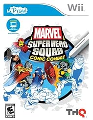 Video Games: uDraw Marvel Super Hero Squad: Comic Combat - Nintendo Wii - THQ