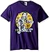 DC Comics Men's Joker Short Sleeve T-Shirt, Purple, Medium