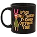 ANGIEHAIE Burgers Louise I'm Gonna Gut Punch You Glitter Boxed 20 Oz. Ceramic Mug