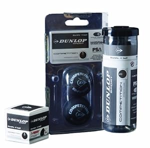 Dunlop Sports Competition Squash Ball - Dozen Pack