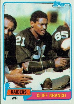 1981 Topps #403 Cliff Branch - Oakland Raiders (Football Cards)