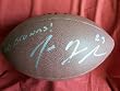Joe Haden Autographed NFL Wilson Composite Football with "Go Browns" Inscription, Cleveland Browns, Florida Gators, Proof Photo of Joe Signing for Us.