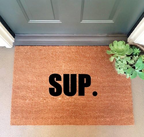 Sup LARGE 24"x 35" Heavy Duty Coir Funny Doormat / Welcome Mat / Doormat /