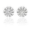 10K White Gold 1/5 ct. Diamond Earring Jackets
