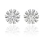 Sterling Silver 1/5 ct. Cubic Zirconia Earring Jackets