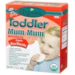 Hot Kid Organic Toddler Mum-Mum Strawberry Rice Biscuits, 24-Count Buscuits (Pack of 6)