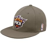 NBA adidas Phoenix Suns Gray Flat Brim Fitted Hat (7 3/8)