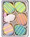 Beautiful Sweets Pastel Easter Eggs Organic Cookies, 24 Cookies  : image