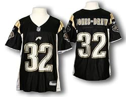 Jacksonville Jaguars Maurice Jones-Drew NFL Womens Fashion Alloy Jersey, Black, Gold