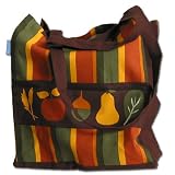 Cotton Harvest Print Persimmon Bag