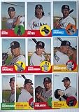 2012 Topps Heritage Miami Marlins Team Set (Base Set Only No Short Prints or Variations) - 10 Cards Including Hanley Ramirez, Bonifacio, Reyes, Nolasco, and More