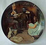 Norman Rockwell Storyteller Plate