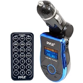 Pyle PMP3B2 Mobile SD/USB/MP3 Compatible Player with Built-In FM Transmitter
