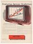 1949 Mallory TV Capacitor Inductuner Mass Production Print Ad